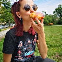 🍩 at Blue Vegan Pig Shop in Prague