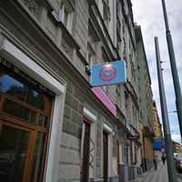 🐽 at Blue Vegan Pig Shop in Prague