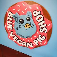 🐽 at Blue Vegan Pig Shop in Prague