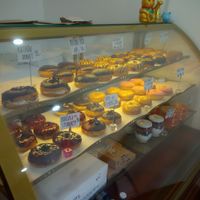 donuts at Blue Vegan Pig Shop in Prague