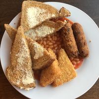Full vegan breakfast served from 8am at The Get Stuffed Pie House in Blackpool