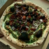 Nut-riel Pizza at Pizzaface in Worthing