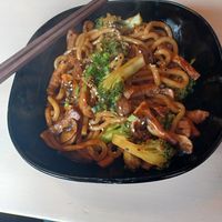 Teriyaki udon at Cafe Namnam in Helsinki