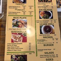 Vegan offerings  at Mexicali in Makati