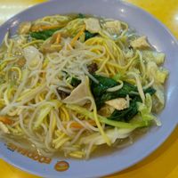 Hokkien noodles  at Heaven's Grace Vegetarian Point  - Bukit Batok in West Singapore