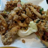 Deep fried Mushroom  at Heaven's Grace Vegetarian Point  - Bukit Batok in West Singapore