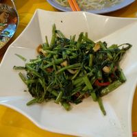 Fried Spicy Kang Kong vegetables  at Heaven's Grace Vegetarian Point  - Bukit Batok in West Singapore