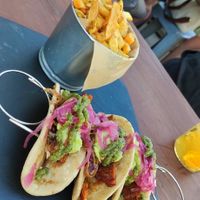 My vegan tacos at California Kitchen in Biarritz