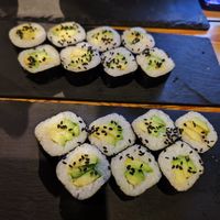 Maki rolls with avocado at Cafe Barbarella in Herceg Novi