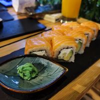 Philadelfia rolls at Cafe Barbarella in Herceg Novi