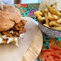 Burger  at Elephant in the Room in Thessaloniki