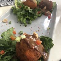 Thai tofu balls  at Elephant in the Room in Thessaloniki