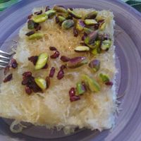 Turkish dessert at Elephant in the Room in Thessaloniki