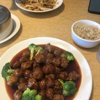 General Tao & brown rice  at Ma Ma Wok in Charlotte