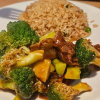 Beef w/broccoli at Ma Ma Wok in Charlotte