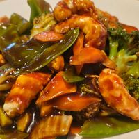 Shrimp w/vegetables at Ma Ma Wok in Charlotte