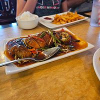 The fish dish at Ma Ma Wok in Charlotte