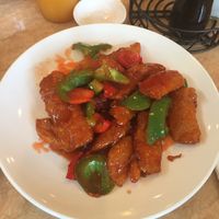 Vegan general tso chick'n  at Ma Ma Wok in Charlotte
