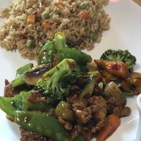 Rice and Beef Broccoli  at Ma Ma Wok in Charlotte