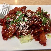 Boneless BBQ ribs at Ma Ma Wok in Charlotte