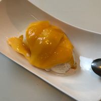 Soy-vanilla ice-cream with Mango  at Meiwei in Bielefeld
