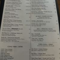 Menu simple  at Seasoned Fusion Tastes in Saskatoon