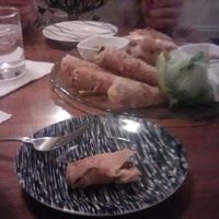 Spring rolls and deep fried dumplings at Seasoned Fusion Tastes in Saskatoon