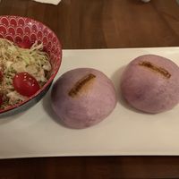 Vegan bao  at Seasoned Fusion Tastes in Saskatoon