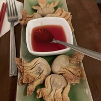 Vegan fried wonton at Seasoned Fusion Tastes in Saskatoon