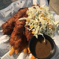 3-piece fried chk'n  at güd eats in Saskatoon