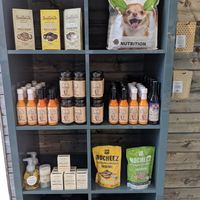 vegan groceries at the restaurant at güd eats in Saskatoon