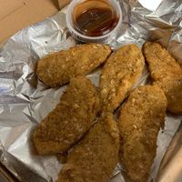 Vegan chicken tender  at Razzos Pizza And Salads in Hayward