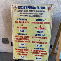 Daily Specials at Razzos Pizza And Salads in Hayward