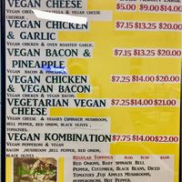 Menu--they've added new items since at Razzos Pizza And Salads in Hayward