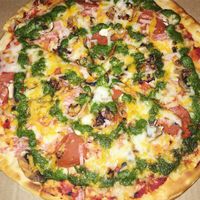 Sicilian style  at Razzos Pizza And Salads in Hayward