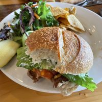 Pulse burger at Pulse Cafe in Hadley