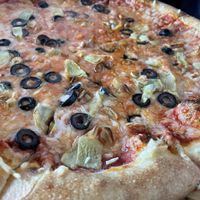 Custom pizza at Pulse Cafe in Hadley