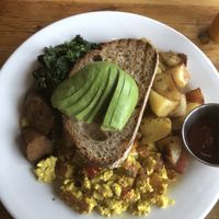 tofu scramble at Pulse Cafe in Hadley