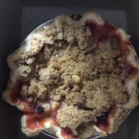 Strawberry Rhubarb Pie  at Pulse Cafe in Hadley