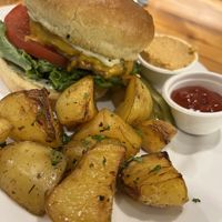 Chimichurri Burger  at Pulse Cafe in Hadley