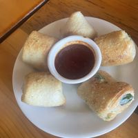 Garlic knots with jalapeño   at Pulse Cafe in Hadley