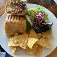 Grilled chicken burrito   at Pulse Cafe in Hadley