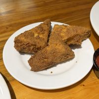 Fried tofu SO GOOD (non-vegan Mom loved (and she’s not a tofu fan))  at Pulse Cafe in Hadley