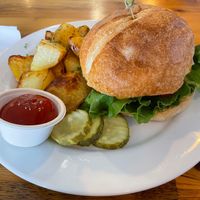 All American Burger at Pulse Cafe in Hadley