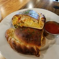 breakfast calzone at Pulse Cafe in Hadley