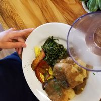 gravy biscuits at Pulse Cafe in Hadley