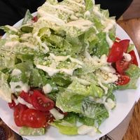 Caesar salad (minus croutons) at Pulse Cafe in Hadley