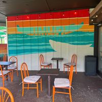 Covered patio at Imua Coffee Roasters in Kapaa