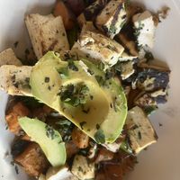 Garden vegetables and tofu  at True Food Kitchen in Denver