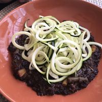 Arroz negro  at Mandala Kitchen in Lescala